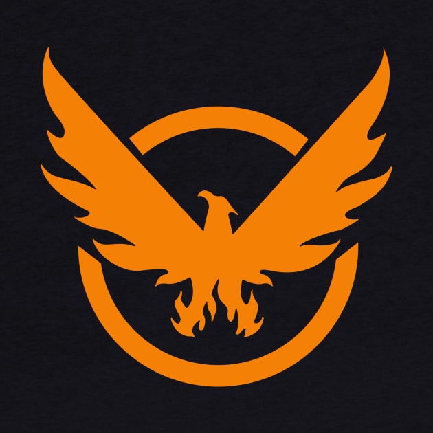 The Division - Orange Logo by wyckedguitarist